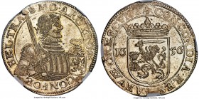 Utrecht. Provincial Daalder (Rijksdaalder) 1656 MS63 NGC, KM40, Dav-4838. An exceedingly scarce issue, this is the only example of this date which we ...