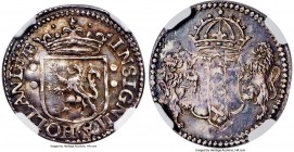 Dutch Colony. United Amsterdam Company 1/2 Real ND (1601) MS61 NGC, Dordrecht mint, KM6, Sch-5(RR), Salv-15. Yet another fine rarity offered by this p...