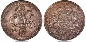 Dutch Colony. United East India Company Ducaton 1739 AU58 NGC, Dordrecht mint, KM71, Dav-417. Plain edge. Holland issue. A deeply toned offering with ...