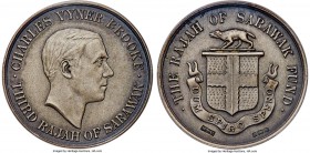 Charles V. Brooke silver Matte Specimen "Rajah of Sarawak Fund" Medal ND (1932) SP66 PCGS, KM23. 37mm. A superbly executed medal with matte texturing ...