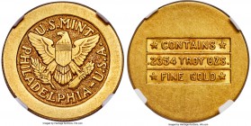 Abd Al-Aziz Bin Sa'ud gold Pound ND (1947) MS62 NGC, Philadelphia mint, KM35. Struck in Philadelphia to pay the Saudi Arabian government for oil right...