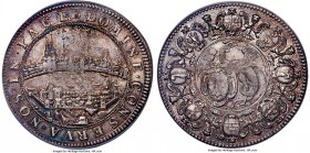 Basel. City Medallic 2 Taler ND (c. 1710)-IDB AU58 NGC, KM130, Dav-1742A, HMZ-298a. 56.22gm. A commendable representation of this popular type depicti...