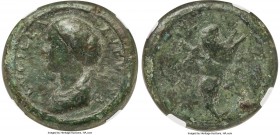 Lucilla (AD 164-182/3). AE medallion (37mm, 48.74 gm, 10h). NGC Fine 4/5 - 2/5, smoothing. Rome. LVCILLA-AVGVSTA, draped bust of Lucilla left, seen fr...