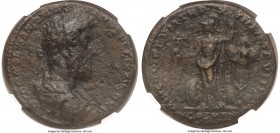Commodus (AD 177-192). AE medallion (38mm, 49.92 gm, 11h). NGC Choice VF 5/5 - 2/5, lt smoothing. Rome, AD 189. M COMMODVS ANTONINVS-PIVS FELIX AVG BR...