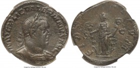 Valerian I (AD 253-260). AE sestertius (29mm, 20.20 gm, 6h). NGC Choice XF 4/5 - 4/5, Fine Style. Rome, AD 254. IMP C P LIC VALERIANVS AVG, laureate, ...