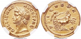 Gallienus (AD 253-268). AV aureus (21mm, 6.07 gm, 7h). NGC Choice XF 5/5 - 3/5. Rome, Sole Reign, AD 260-268. GALLIENAE-AVGVSTAE, head of Gallienus le...