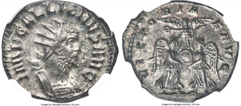 Gallienus, Sole Reign (AD 253-268). BI antoninianus (21mm, 3.39 gm, 11h). NGC Ch...
