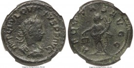 Quietus (AD 260-261). AE as (25mm, 10.36 gm, 12h). NGC XF 4/5 - 2/5. Antioch, 1st emission. IMP C FVL QVIETVS P F AVG, laureate, draped and cuirassed ...
