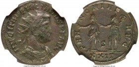Julian of Pannonia (usurper, AD 284-285). AE antoninianus (21mm, 3.54 gm, 1h). NGC AU 5/5 - 2/5. Siscia, 3rd officina, December AD 284. IMP C M AVR IV...