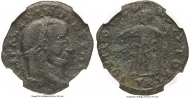Alexander of Carthage (usurper, AD 308-310). AE follis (21mm, 4.09 gm, 6h). NGC Fine 4/5 - 2/5. Carthage. IMP ALEXANDER P F AVG, laureate head of Alex...