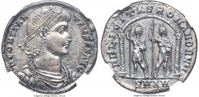 Constantius II, as Augustus (AD 337-361). AR miliarensis (21mm, 4.15 gm, 11h). NGC MS 5/5 - 2/5. Antioch, ca. AD 351-354. D N CONSTAN-TIVS P F AVG, pe...