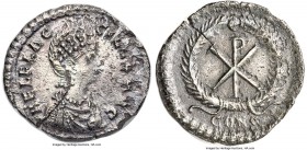 Aelia Flaccilla (AD 379-386/8). AR siliqua (16mm, 1.86 gm, 12h). NGC (photo-certificate) MS 4/5 - 1/5. Constantinople, AD 383-388. AEL FLAC-CILLA AVG,...