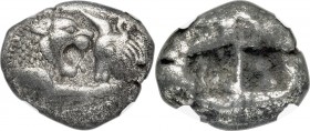 LYDIAN KINGDOM. Croesus (ca. 561-546 BC). AR stater (19mm, 10.46 gm). NGC Choice XF 5/5 - 3/5. Sardes, ca. 561-550 BC. Confronted foreparts of lion fa...
