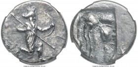 ACHAEMENID PERSIA. Time of Artaxerxes III-Darius III (ca. 350-333 BC). AR tetradrachm (25mm, 14.17 gm, 11h). NGC AU 5/5 - 1/5, smoothing. Uncertain mi...