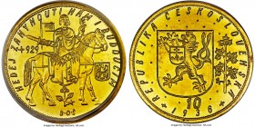 Republic gold 10 Dukatu 1936 MS64 PCGS, KM14, Fr-4. Mintage: 1,239. Bordering on gem and an endlessly appealing type, shown here with a massive planch...