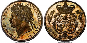 George IV Proof 1/2 Crown 1821 PR67 PCGS, KM676, S-3807, ESC-2361. The single-finest graded specimen by either PCGS or NGC (it is the finest by a full...
