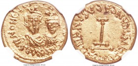 Arab-Byzantine. temp. Abd al-Malik (AH 65-86 / AD 685-705) gold Imitative Solidus ND (c. AH 80-85 / AD 700-704) MS 4/5 - 5/5 NGC,  Uncertain North Afr...