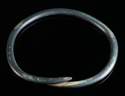 A EUROPEAN LATE BRONZE AGE BRACELET Circa 10th-8th century BC. Undecorated bronze bracelet with minor (earthen) deposits. Diameter 97 mm

Austrian pri...