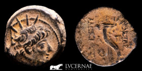 Seleukid Alexander II Zebinas Æ Bronze Æ 7,00 g. 22 mm. Antioch 128 BC gVF+