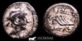 Seleukid Alexander II Zebinas Æ Bronze Unit 2.91 g. 16 mm. Antioch 128 BC VF