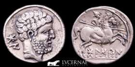 Bolskan Silver Denarius 3,84 g. 18 mm. Huesca S. II BC. nEF