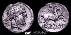 Bolskan Silver Denarius 3,70 g. 17 mm. Huesca S. II BC. Good fine