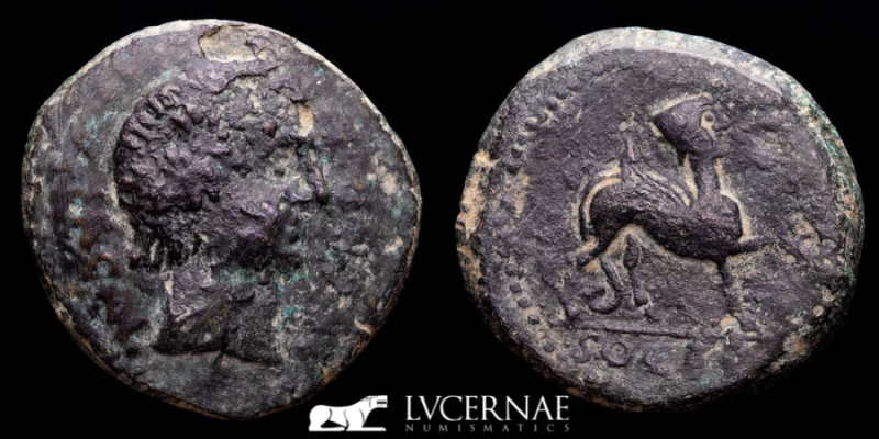 Ancient Hispania - CASTULO. Bronze As (21,35 g. 31 mm). Minted around 100 B.C.

...
