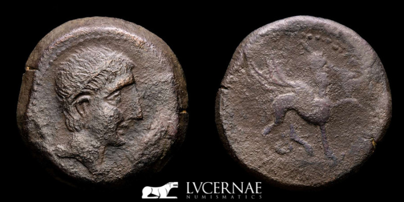 Roman Republic times - Hispania - Castulo (Linares, Jaén, Spain). Bronze as (15....