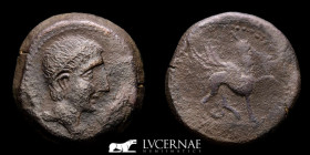 Castulo Bronze As 15.36 g. 28 mm. Linares, Jaén, Spain 180 B.C. Good very fine