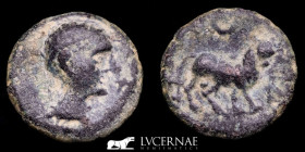 Castulo Bronze Semis 4.01 g., 18 mm. Linares Jaén 180-150 B.C. nEF