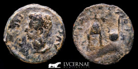 Augustus bronze Semis 5.65 g. 21 mm. Colonia Patricia 27 BC-14 AD. gVF