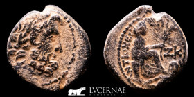 Augustus Æ Bronze Æ20 7.49 g. 20 mm. Antioch 5-4 BC VF