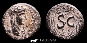 Nero Æ Bronze Semis 8,15 g. 21 mm. Antioch, Syria. 54-68 A.D. gVF
