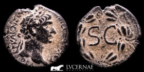 Trajan Æ Bronze As 7.57 g. 23 mm. Antioch 102-114 A.D. gVF