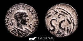 Diadumenian Æ Bronze Unit 3,72 g., 18 mm. Antioch ad Orontem 218 A.D. gVF+