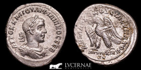 Philip II Silver Tetradrachm 11.93 g. 28 mm. Antioch 247-249 A.D. nEF