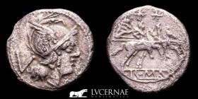 Anonymous Silver Quinarius (V) 2,03 g. 15 mm. Italian mint 211 B.C. Good very fine