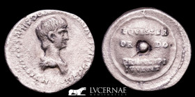 Nero, as caesar Silver Denarius 3,29 g. 19 mm. Rome 51 AD GVF