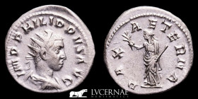 Philip II Augustus Silver Antoninianus 4,54 g., 22 mm. Rome 244-247 A.D. extremely fine