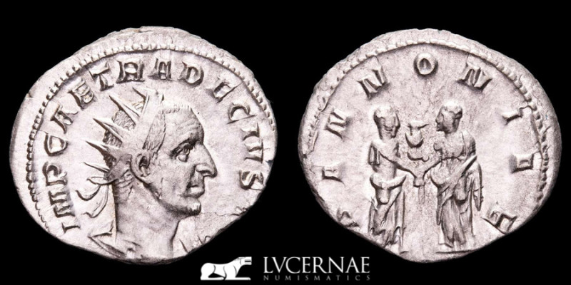 Roman Empire - Traianus Decius (249-251 AD) - Silver Antoninianus (3,47 g. 23 mm...