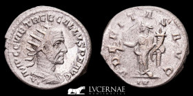 Trebonianus Gallus Silver Antoninianus 4,55 g., 22 mm Antioch 251/253 AD Good very fine