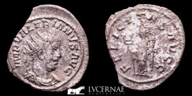 Valerian I Billon Silvered Antoninianus 2,41 g. 23 mm. Antioch 253-260 A.D. Good very fine
