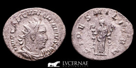 Valerian I Silver Antoninianus 2.85 g, 23 mm. Rome 253-254 A.D. gVF
