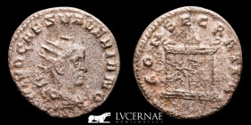 Divo Valeriano II Billon Silvered Antoninianus 2,07 g., 20 mm Rome 258-260 A.D Good fine