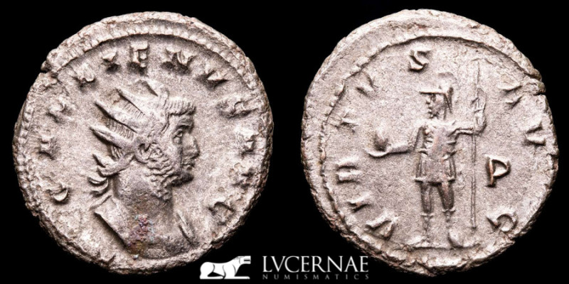 Roman Empire -Gallienus (253-268 AD). Billon silvered antoninianus (4,55 g, 22 m...