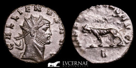 Gallienus Silvered Bronze antoninianus 3.05 g. 19 mm. Rome 253-268 AU (About Uncirculated)