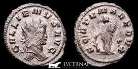 Gallienus Silvered Bronze Antoninianus 3,18 g., 20 mm. Rome mint 265 A.D. Near extremely fine