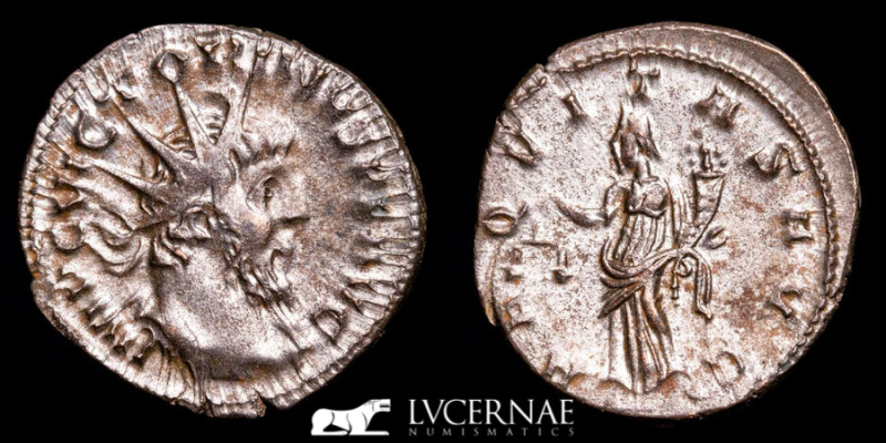 Roman Empire - Victorinus (269-270 AD). Silvered Æ antoninianus (2.93 g. 21 mm.)...