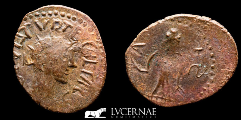 Roman Empire - Tetricus II caesar, usurper in Gaul, (271-274 A.D.) Imitative bar...