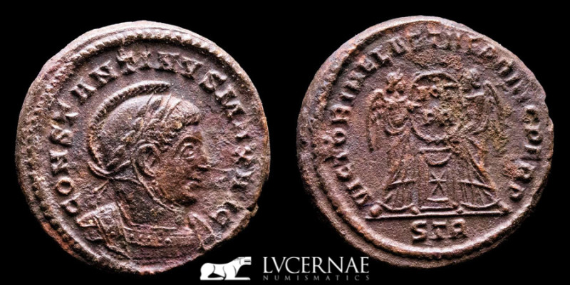 Roman Empire - Constantine I (306-337 A.D.), AE Follis. (3,41 g, 18 mm.)

 CONST...